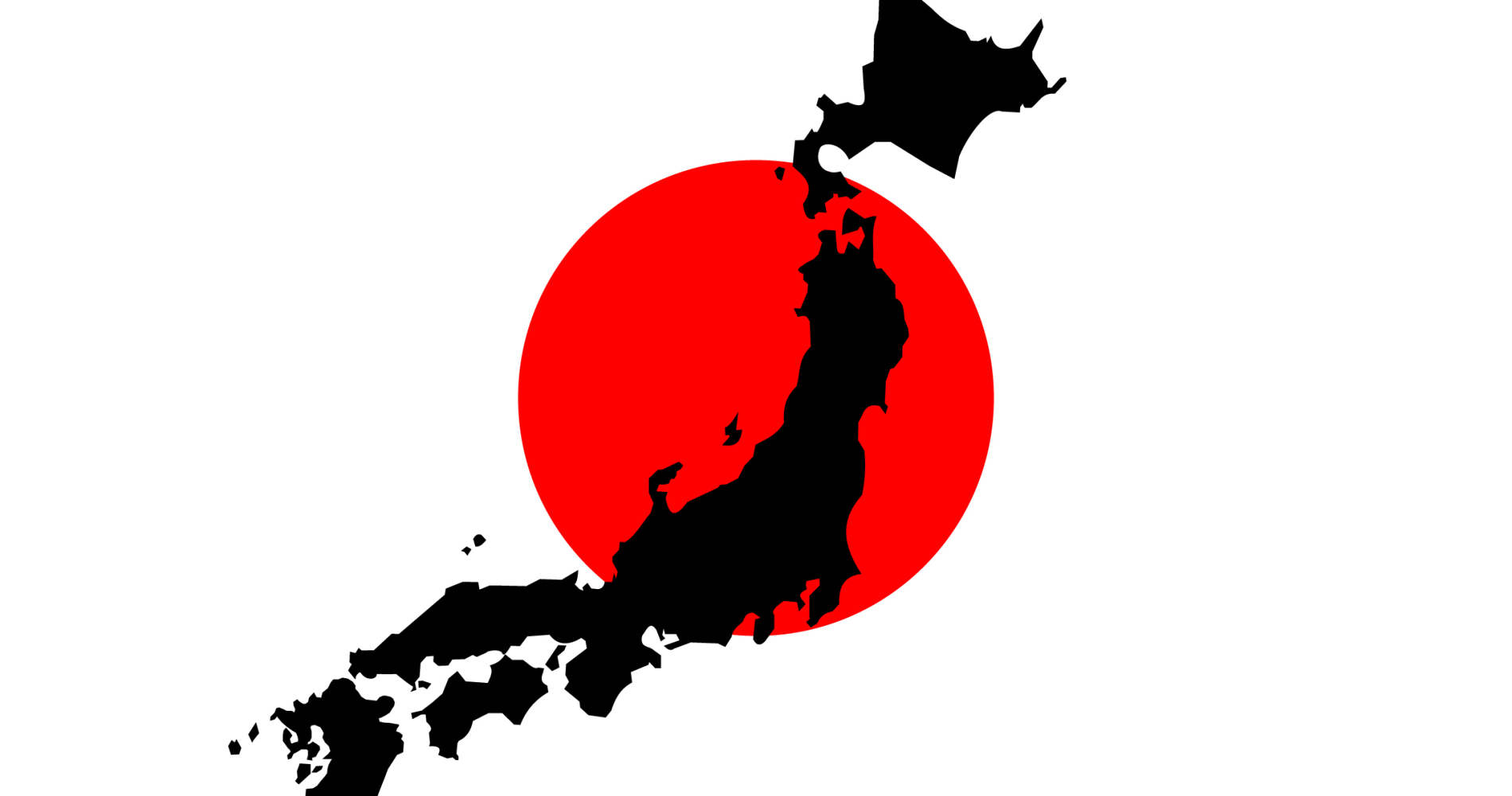 japan map flag